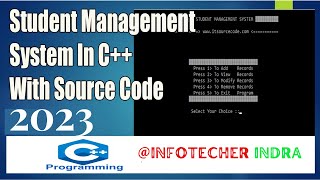 Student Record Management System using C++  |Project | New Project | C++| ...................