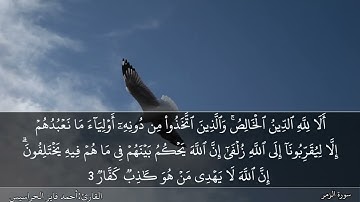 الصفحة 458 سورة ص والزمر بصوت القارئ المهندس أحمد فايز الحراسيس
