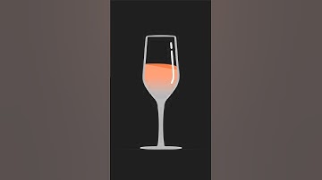 Wine Glass Design in illustrator | Adobe illustrator