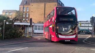 Ex Exeter 10501 departing Paignton Bus Station working the 80 back to Plymouth 