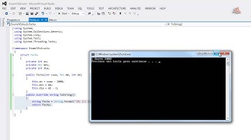 024.- Curso Visual C# 2012. Práctica: creación y uso de estructuras