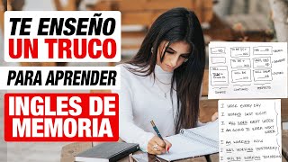 Te enseño un truco para aprender inglés de memoria