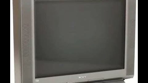 Repaired old Sony Tv #Sony Trinitron# sony picture quality after 20 years.