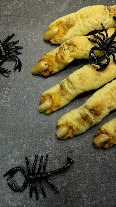 Жутко вкусное печенье «ведьмины пальцы» #spookyseason #spooky # ...