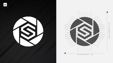 How to Design a Perfect S Monogram Logo in a Polygon | Step-by-Step Logo Tutorial