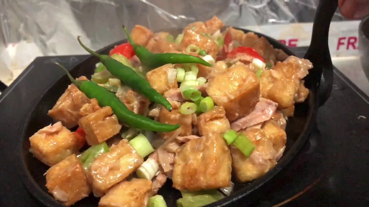 How to cook sizzling tuna in can w/ tofu (pinoy style) YouTube