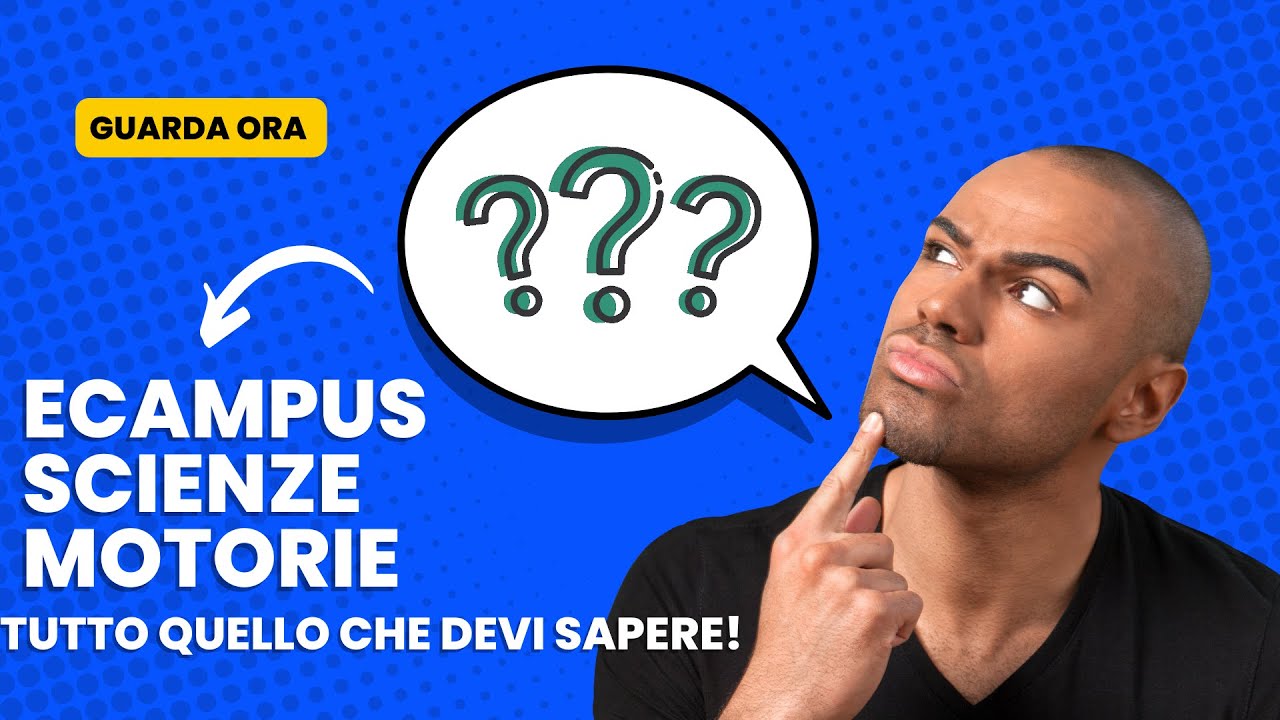 Ecampus Scienze motorie Tutto quello che devi sapere! - YouTube