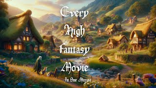 Every High Fantasy Movie in One Minute #fantasy #lordoftherings #aiart