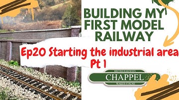 20 Building my first model railway - Starting the industrial area. Part 1