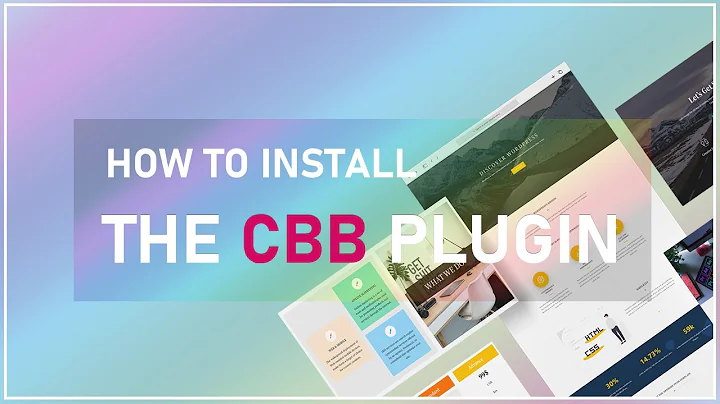 How to install the CBB plugin from wp.org - Content Blocks Builder - WordPress Gutenberg