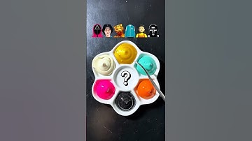 Guess the mixed colors of Squid Game 2 （Part 22） #squidgame2 #squidgame #colormixing #satisfying