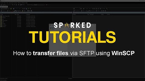 How to transfer files via SFTP using WinSCP