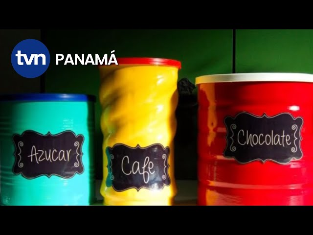 Como lo hago decoración con latas de leche youtube