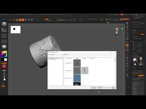 Zbrush External Brush Library - Python Zscript
