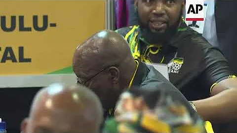 South Africa’s ruling African National Congress party has started its crucial national conference am