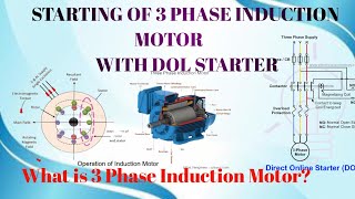 #Electrical Engineering practical # 3 Phase Induction Motor (IAM) With DOL STARTER
