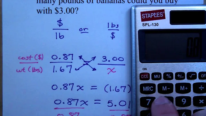 Prealgebra - Part 117 (Proportions-Word Problems 2)