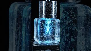 Massive Ice Cube Under Hydraulic Press! Oddly Satisfying ASMR Ice Crushing &amp; Exploding Layers 🧊💥