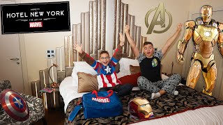 VLOG - INCROYABLE ROOM TOUR DE NOTRE SUITE AVENGERS À L'HÔTEL MARVEL (Disneyland Paris)