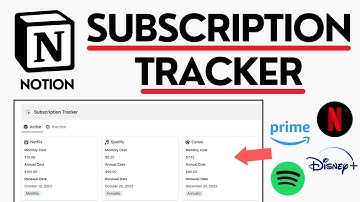 Build a Subscription Tracker in Notion with Me! (Step-by-Step Tutorial)