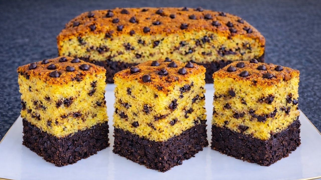 Бабушкин двухцветный торт за 5 минут, который тает во рту!