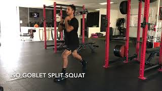 ISO Goblet Split Squat