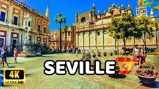 🇪🇦[4K] SEVILLE - Spain's Most Beautiful Cities - Walking Tour, Andalucía