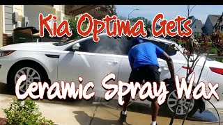 Kia Optima Detail Using  Technicians Choice Ceramic Detail Spray