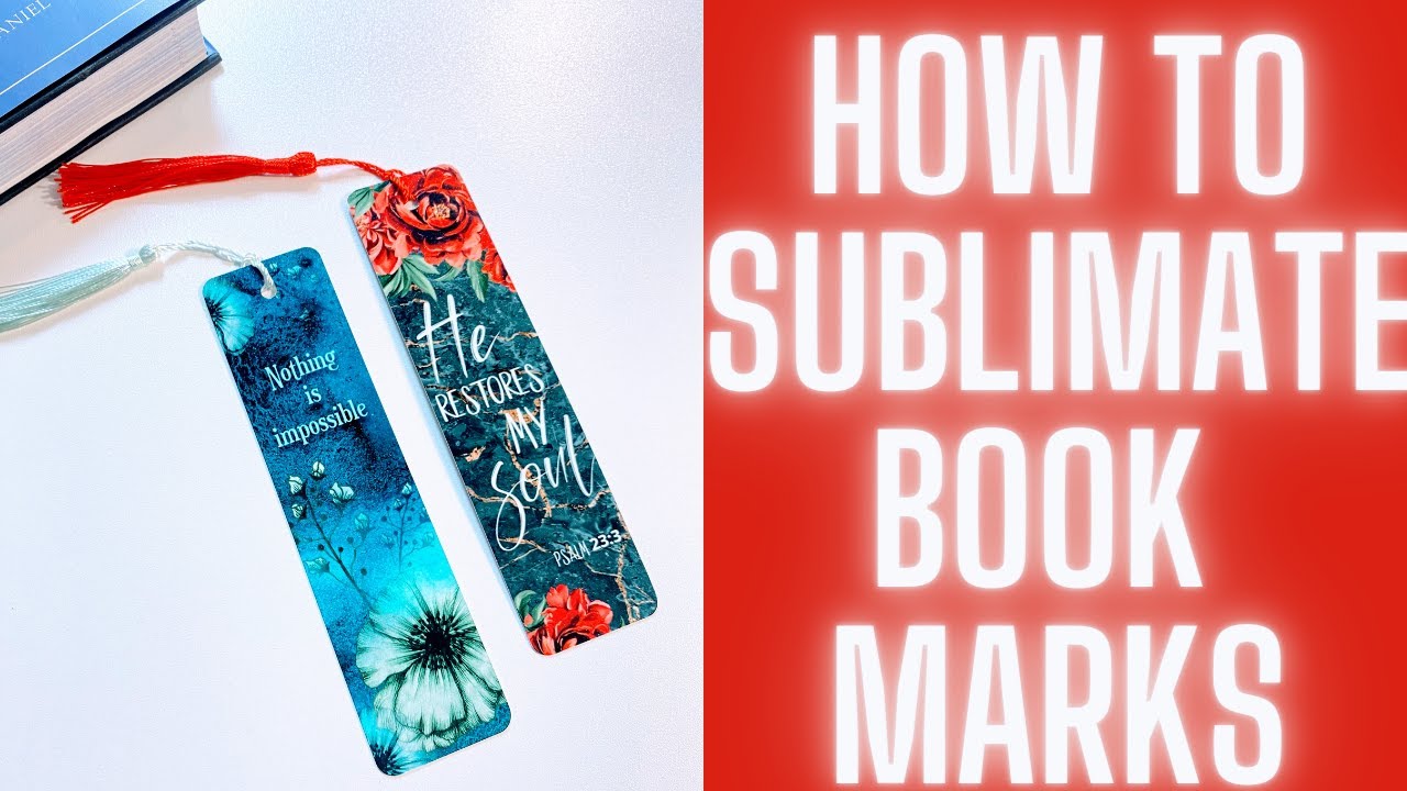 Sublimation Bookmarks, How to Sublimate Bookmarks, Metal Bookmarks