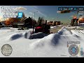 Fs22  snowplowing on aj deere test map