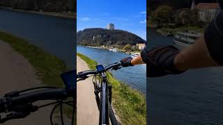 Über den Fluss. #fahrradfahren #radfahren #fahrradtour