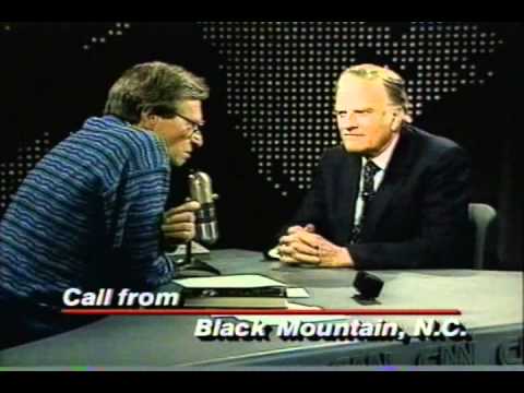 Billy Graham and Larry King January 1988