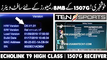1507G | Echolink T9 High Class PowerVU Software Download 2019 | Usama Tech7