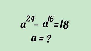 Germany | Can you solve this?? | a = ? | Olympiad Mathematics 