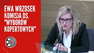 Ewa Wrzosek - Komisja ds. "wyborów kopertowych" cz. 2.