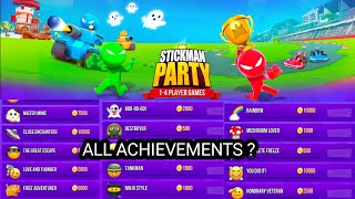 How To Unlock All Achievements In Stickman Party | Video In Hindi screenshot 5