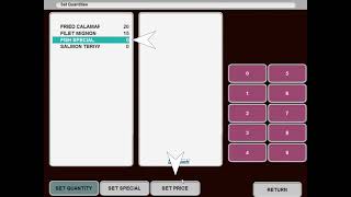 PosiTouch - How to enter out of stock and specials 720