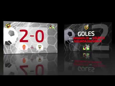 Goles de la 28ª Jornada en Segunda B Grupo II (2017-18)