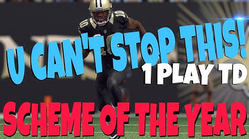 SCORE FROM ANYWHERE! ONE PLAY TOUCHDOWN ADDED TO THE BEST TOURNAMENT SCHEME IN MADDEN 18 SAINTS