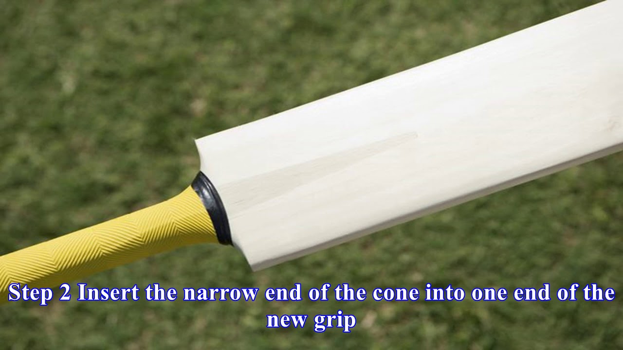 how to change a cricket bat grip using a grip cone YouTube how to change a cricket bat grip using a grip cone YouTube