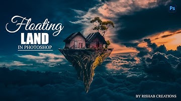 Floating Land in photoshop | Photoshop Tutorial | Quick video