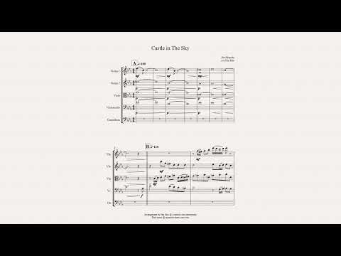 Laputa:Castle in The Sky for String Quintet - Joe Hisaishi