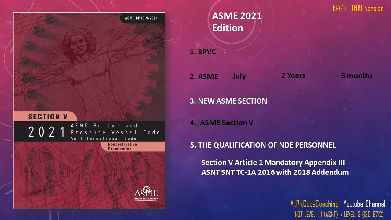 EP4(TH) : ASME 2021 _ Did you know, Part A