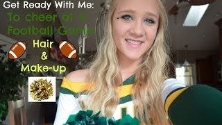 Get ready with me to cheer at a Football Game ♡