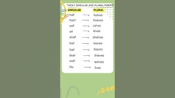 Learn English Grammar : 10 plural form of Nouns Ending in ‘f’ or ‘fe’