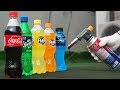 GAS TORCH VS COCA-COLA VS SPRITE VS FANTA VS POWERADE