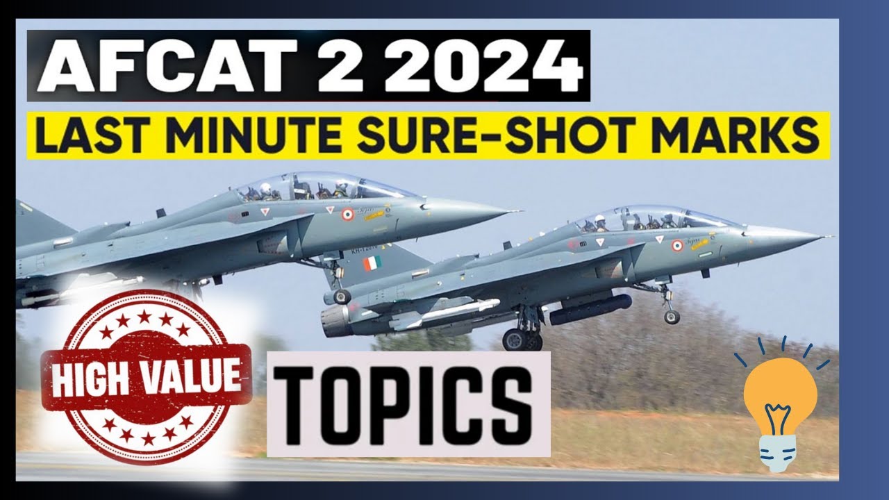 AFCAT 2 2024 l Most important revision topics #afcat2024 #afcatexam # ...