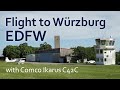 ✈ Flug nach Würzburg mit einer Comco Ikarus C42C