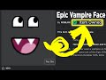 how i got EPIC VAMPIRE FACE on Roblox...