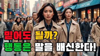 말과 행동이 다른 사람, 이런 특징 있습니다 | 사람보는법 심리 분석
